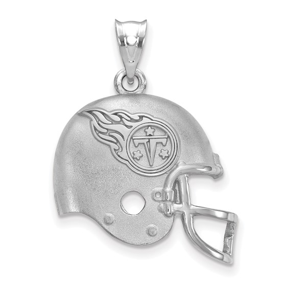 Sterling Silver Tennessee Titans Football Helmet Logo Pendant Sterling Silver Tennessee Titans Football Helmet Logo Pendant